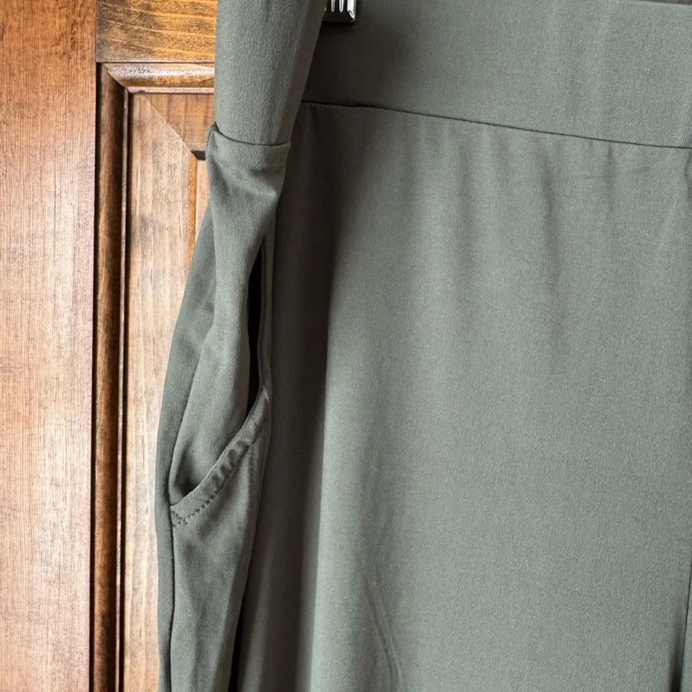 Lisa Rinna Collection Olive Green Jogger Pull-On Dress Pants X-Large